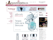 Tablet Screenshot of cosmeticeonline.ro